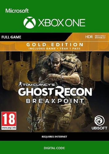 Ghost Recon® Breakpoint Gold - Código de 25 dígitos - Xbox
