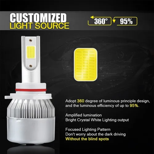 Am Kit Faros Delanteros Led Luz Alta Y Luz Baja Para Suzuki