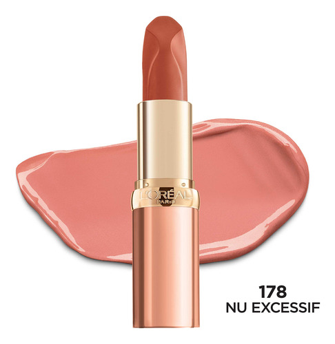 Lápiz Labial Loréal Paris Colour Riche Les Nus Nu Excessif 3