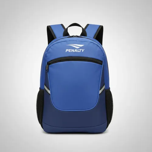 Mochila Penalty Masculina Azul Esportiva Academia Escolar Azul Liso