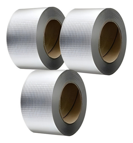 Silvertape Prova D´água 10m X 100mm Cola Tudo Durável 3und