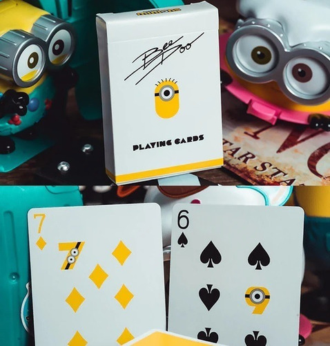 Naipe De Poker Cartas Minions Bee Doo Original Universal Usa