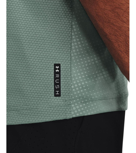 Camiseta Hombre Ua Rush Emboss Ss 1373701-781-y81