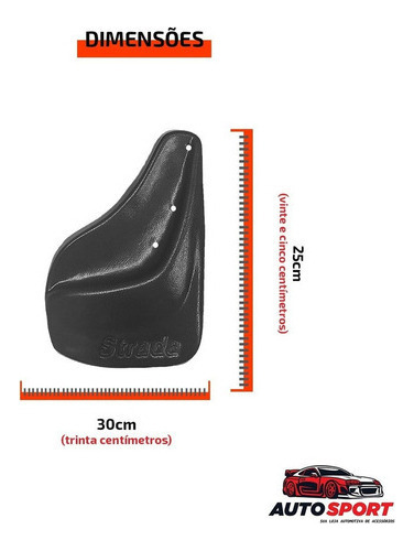 Par Flap Traseiro Personalizado Strada 2011 2012