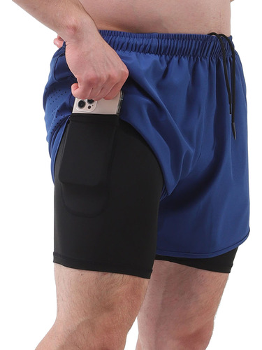 Pantalones Cortos Para Hombre Quick Running Dry Cycle Con Bo