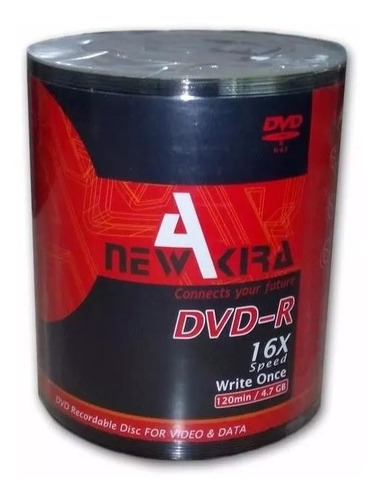 Dvd Akira -r 16x Bulk X100u Estampado- La Cobacha -