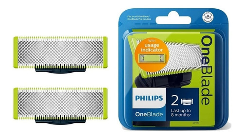 Repuesto Cuchilla Philips Oneblade Qp220/51 Pack 2 Cuchillas