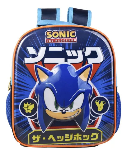 Mochila 3d Prescolar Chica Kinder Ruz Sonic 174815 Hegoh Coleccion