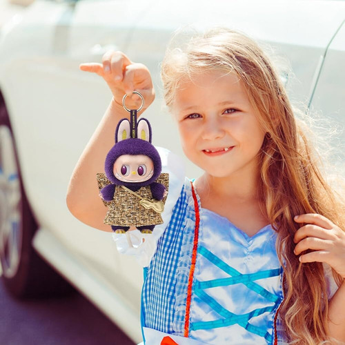 Labubu Peluche De Mochila Figura Llavero Colgante Muñeco De