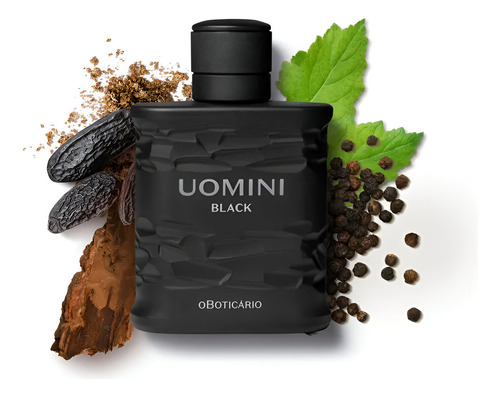 Uomini Black Deo Colônia 100ml - O Boticário