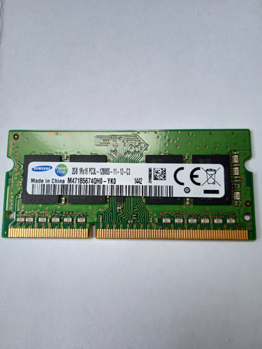 Memoria Ram Samsung Ddr3 2gb 