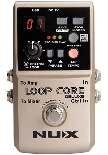 Nux Loop Core Deluxe Pedal Looper True By Pass