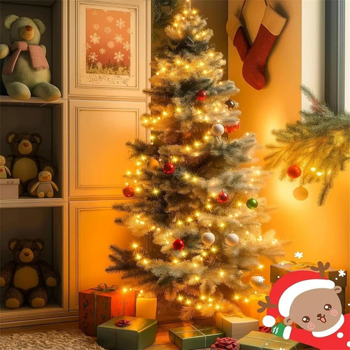 / Luces Centelleantes En Cascada Para Árbol De Navidad