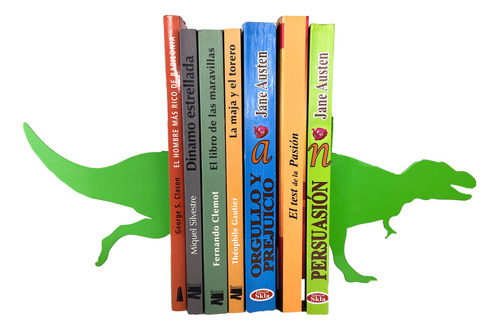 Sujetalibros Dinosaurio Sujetador De Libros Verde