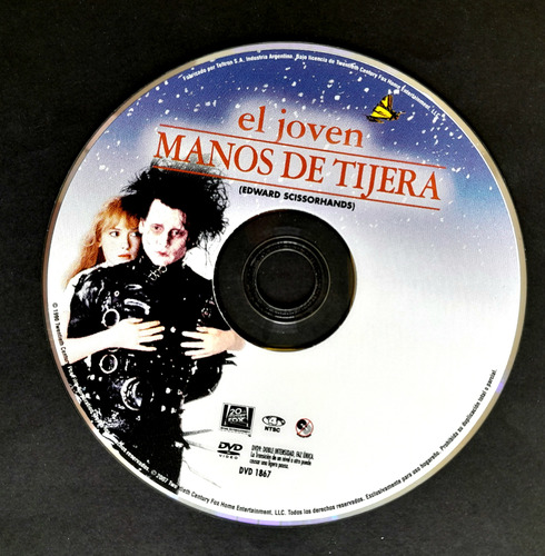 El Joven Manos De Tijeras - Dvd Original - Los Germanes