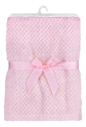 Imagem 1 de 5 de Mantinha Para Bebê Soft Rosa Buba 13227