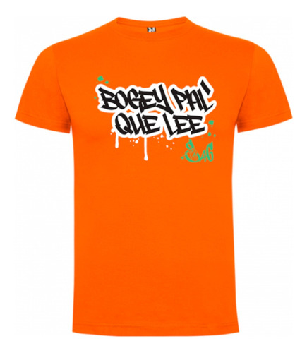 Polera Bogey Pal Que Lee Naranja