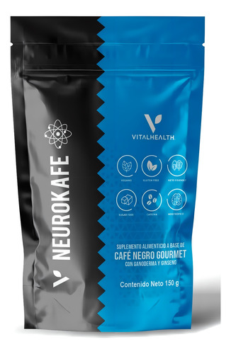 Neurokafe Café Gourmet Digestión Probioticos Vitaminas Vital Health Polvo 150g
