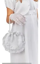 Comprar Limosnero Comunión Nena Con Flores Carterita Bolsita 