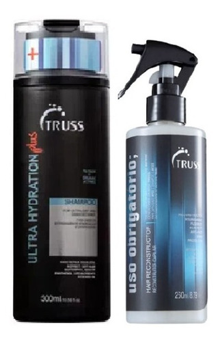 Kit Truss Shampoo Ultra Hydration Plus + Uso Obrigatório 
