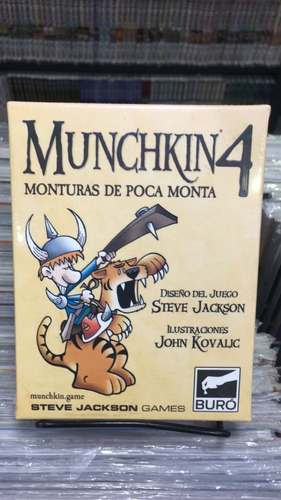 Imagen 1 de 3 de Munchkin 4: Monturas De Poca Monta - Juego De Cartas -bureau