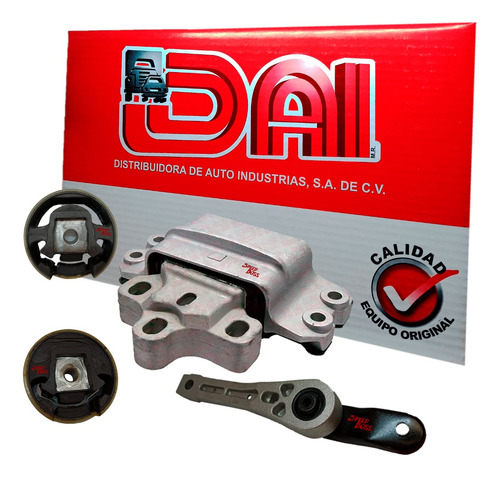 Kit 4 Soportes Motor Bora 2005 2006 2007 2008 2009 2010 Gli
