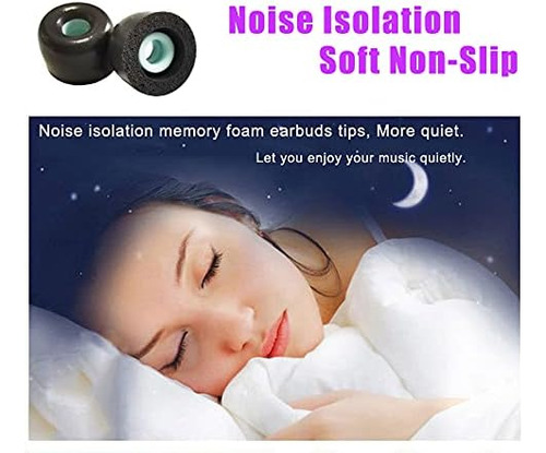 Memory Foam Eartips Para Sony Wf-1000xm4 Earbuds Tips Son...