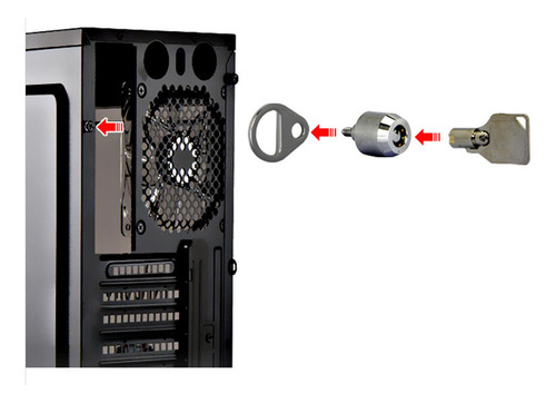 Accesorio De Hardware De Bloqueo De Seguridad Del Chasis