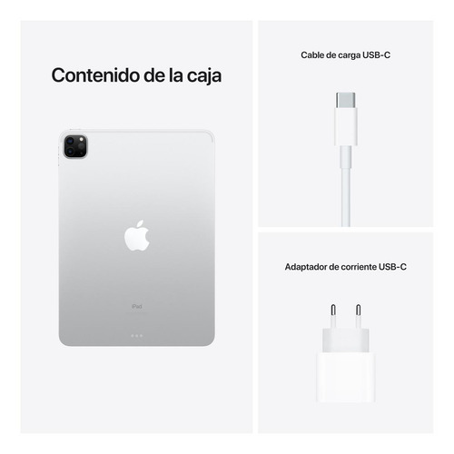 Imagen 10 de 10 de Apple iPad Pro de 11" Wi-Fi 256GB Plata (3ª generación)