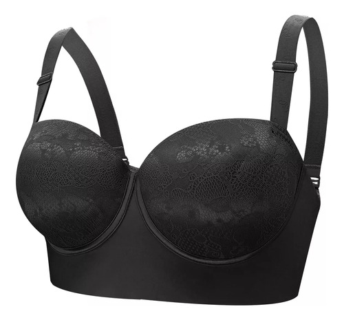 Sujetador Push Up Sin Tirantes De Talla Grande Para Mujer
