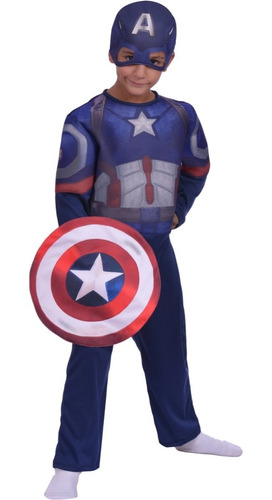 Disfraz Capitan America Avengers Orig Newtoys Mundo Manias