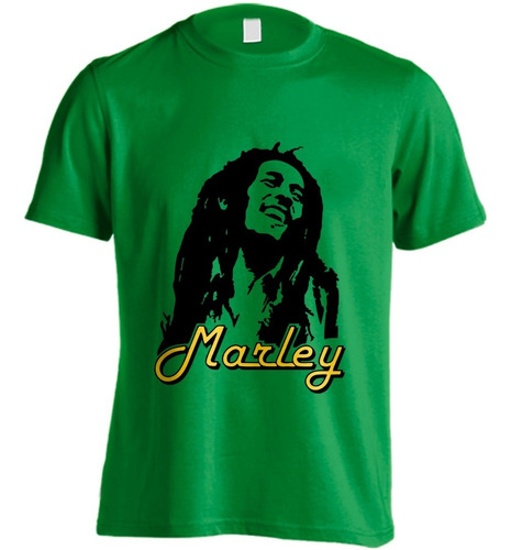 Remera Bob Marley Reggae #03 Rock Artesanal Planta Nuclear
