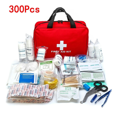 Kit De Primeros Auxilios Bolsa Médica De 300pz De Paramédico