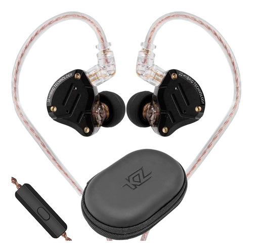 Audífonos Kz Zs10 Pro Profesionals 10 Units In Ear + Estuche