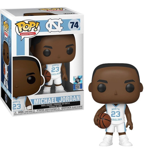 Funko Pop Basketball Nba North Carolina Michael Jordan 74