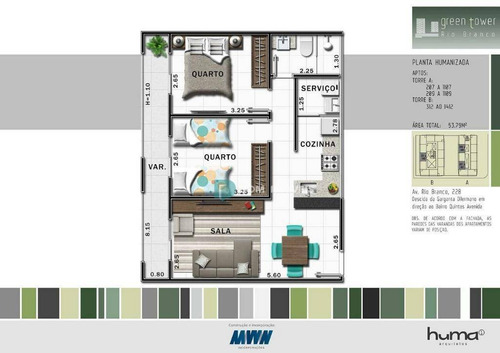 Imagem 11 de 30 de Apartamento 2 Quartos, 1 Vaga De Garagem - Quintas Das Avenidas - Juiz De Fora - Ap0423