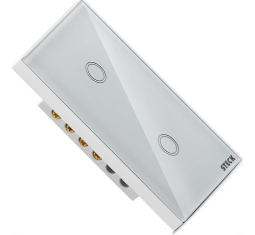 Interruptor Steck Smarteck 2 Modulos Touch Wi-fi Bivolt Bran
