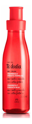 Body Splash Frambuesa Y Pimienta Roja 200 Ml Natura