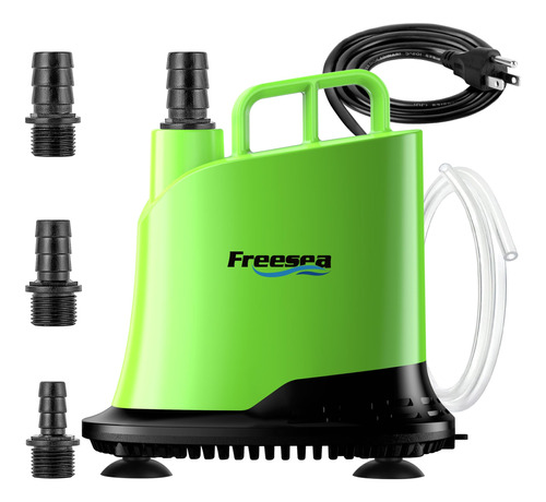 Freesea Bomba De Agua Sumergible Para La Fuente: 400 Gph 25w