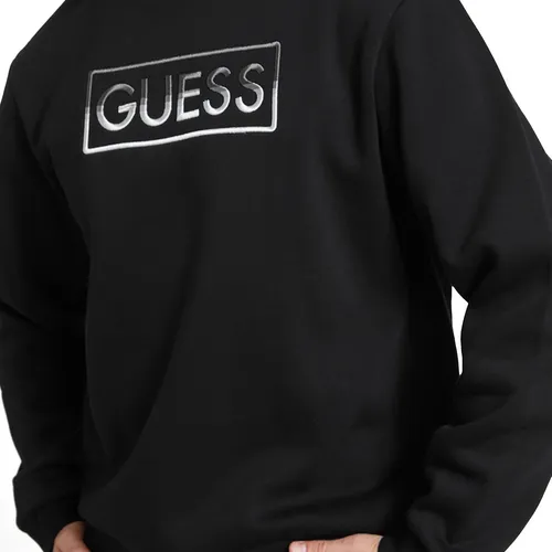 Sudadera guess hombre negra sales