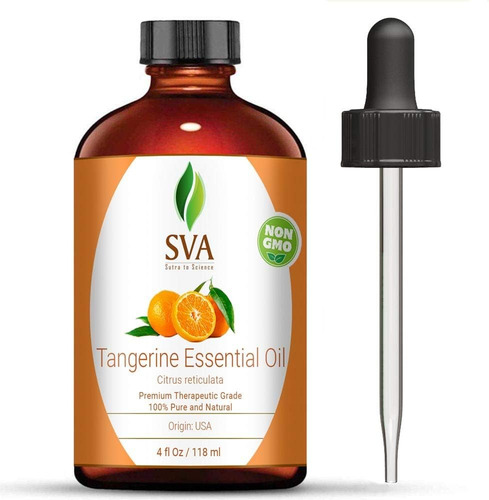 Sva Organics Mandarina Aceite Esencial 118ml Aromaterapia