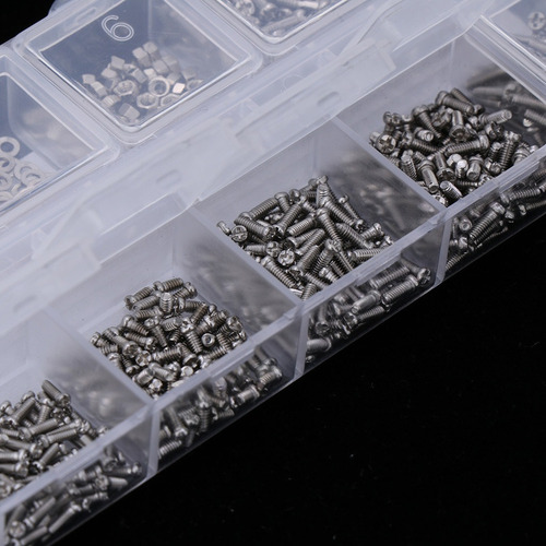 Kit De Reparación De Lentes 1100pcs Mini Tornillos Para Gafa