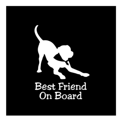 Pegatina Auto Perro Best Friend On Board