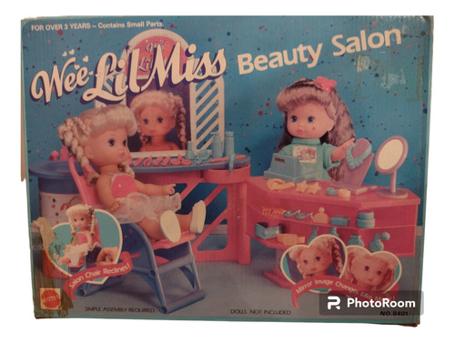 Juguete Retro Wee Lil Miss Mattel Colección 90' Beauty Salon