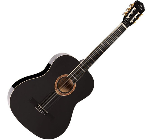 Imagem 3 de 4 de Violão Acústico Michael Clássico Nylon Vm15ny Bk + Kit5i