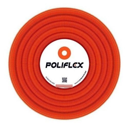 Poliducto Flexible Poliflex 1/2  (rollo 100 Metros)