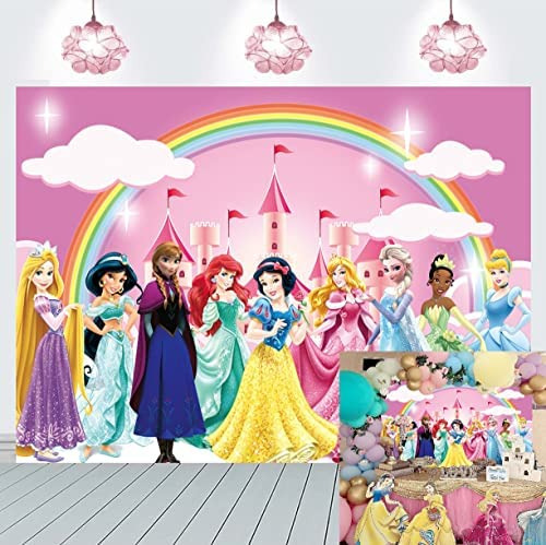 Princess Rainbow Backdrop Dreammy Pink Fondo De B5dpw