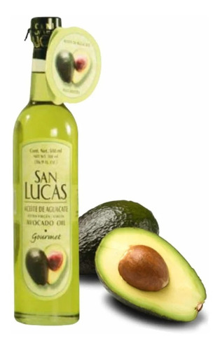 Paquete 5 Aceites De Aguacate San Lucas 500 Ml / 2.5 L Total