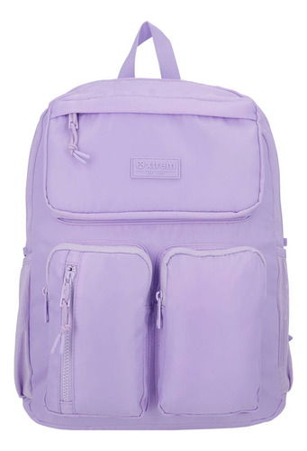 Mochila Xtrem Queens 4xt Fresh Lilac Color Morado Diseño de la tela Lisa