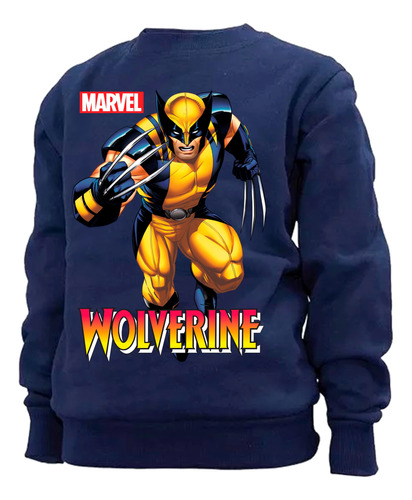 Buzo Deportivo Algodón Felpa Wolverine